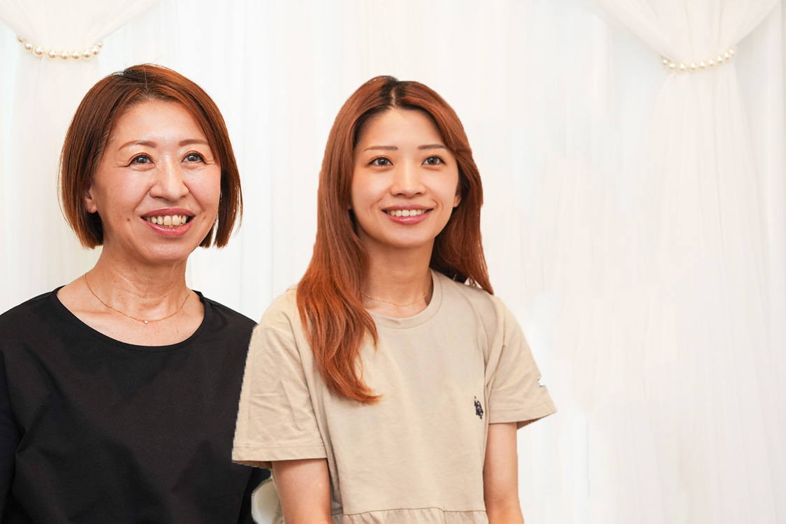 代表 坂下 奈々 &セラピスト 小林 愛梨