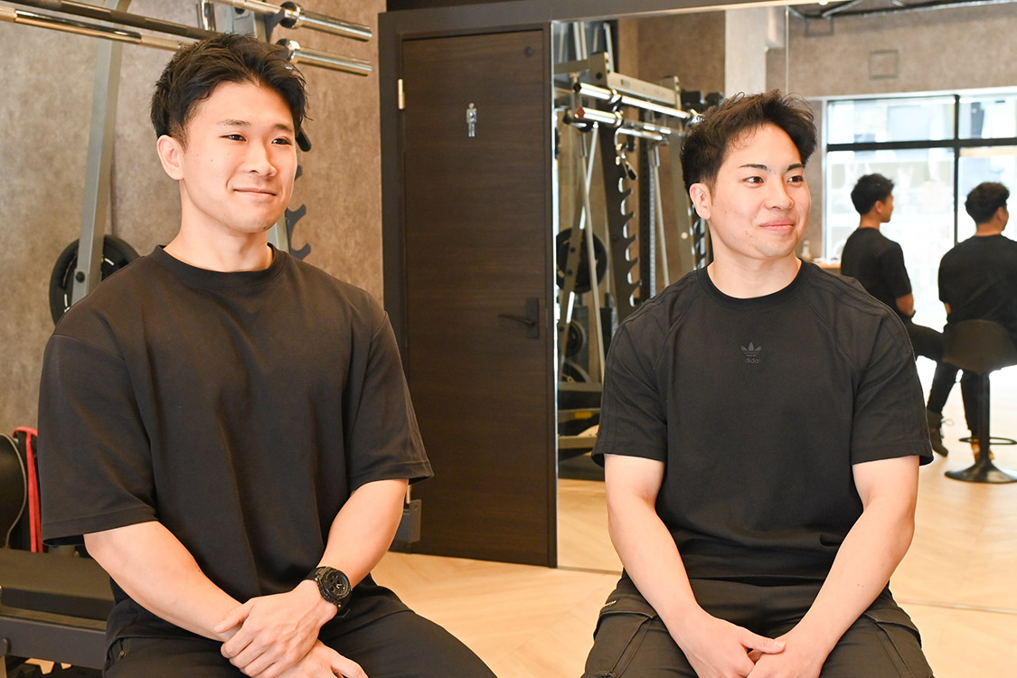 細田 みらい パーソナルトレーナー & 大西 陽佑 パーソナルトレーナー