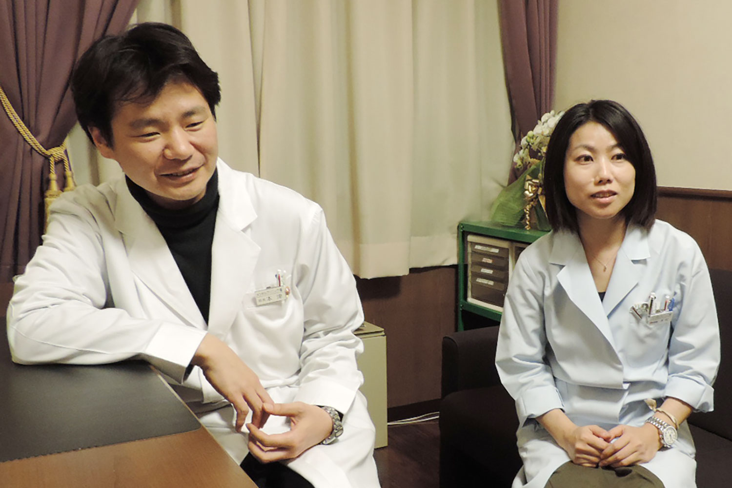 本津 浩明 院長 & 木村 聡美