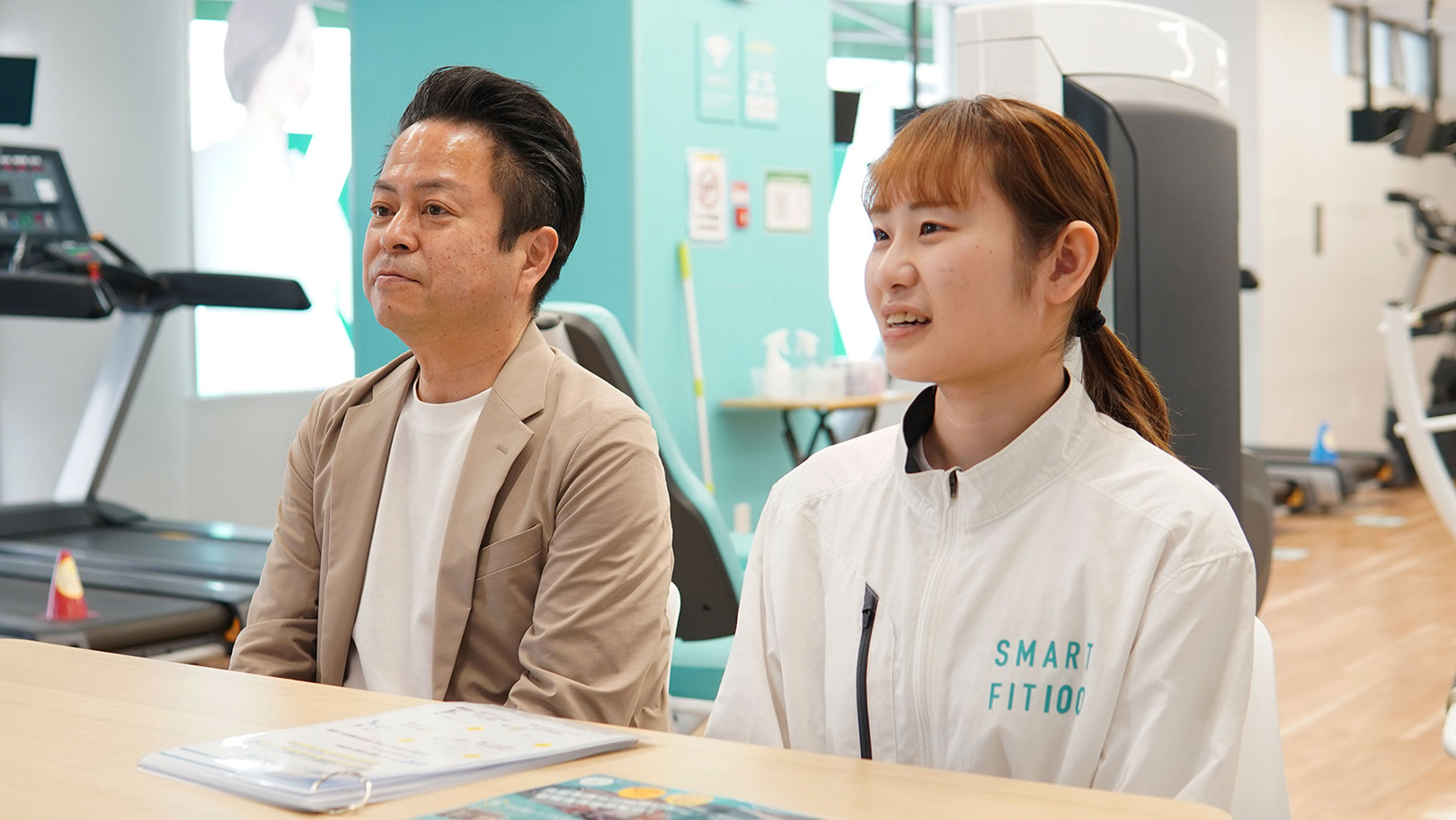 広渡  稔 執行役員 ＆ 森 真莉乃 スタッフ
