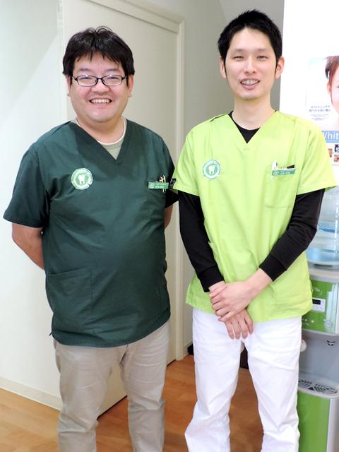 グリーンデンタルクリニック 久地 前田 剛司 院長 & 山田 将登 外来診療部部長