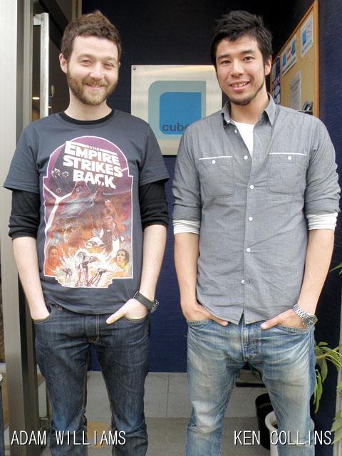 Cubes English Language Cafe 溝の口校 KEN COLLINS & ADAM WILLIAMS